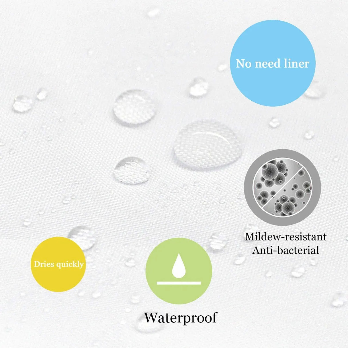 Smart Kids' Multiplication Chart Shower Curtain Set with Animal Friend