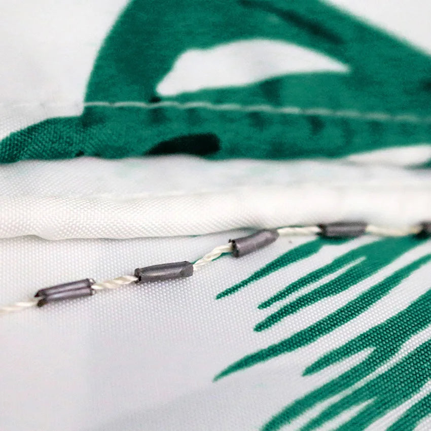 Vintage Green Monstered Waterproof Shower Curtain