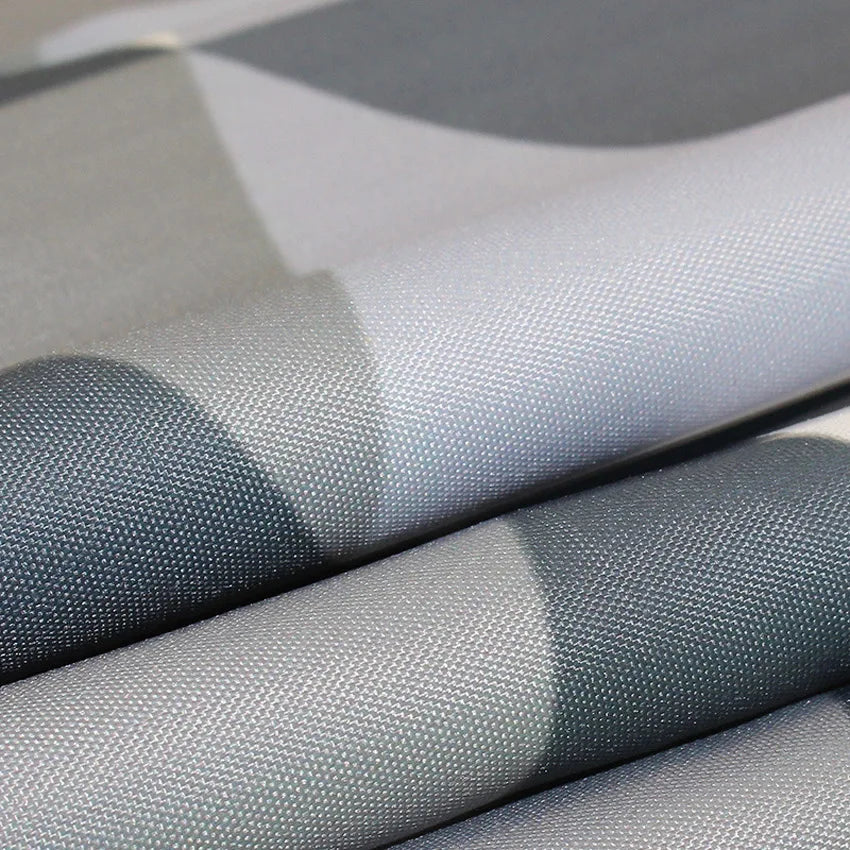 Bohemian Gray Mosaic Waterproof Shower Curtain