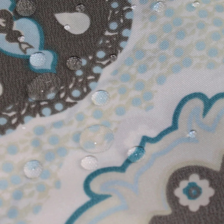 Bohemian Mandala Shower Curtain with 12 Hooks