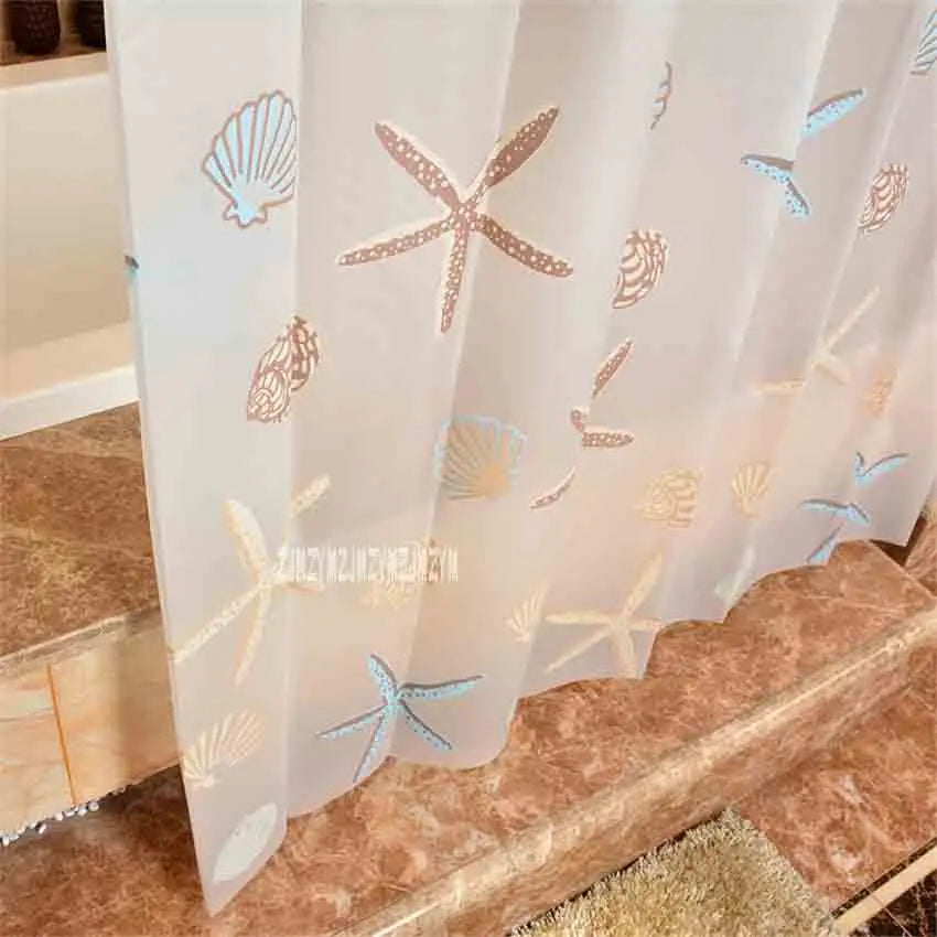 Waterproof PEVA Shower Curtain - Stylish and Functional