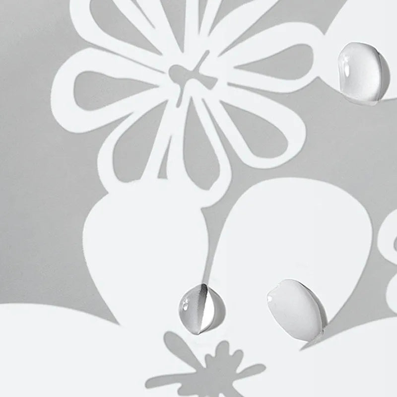 Semi-Transparent Waterproof Plastic Shower Curtain - Versatile Elegance