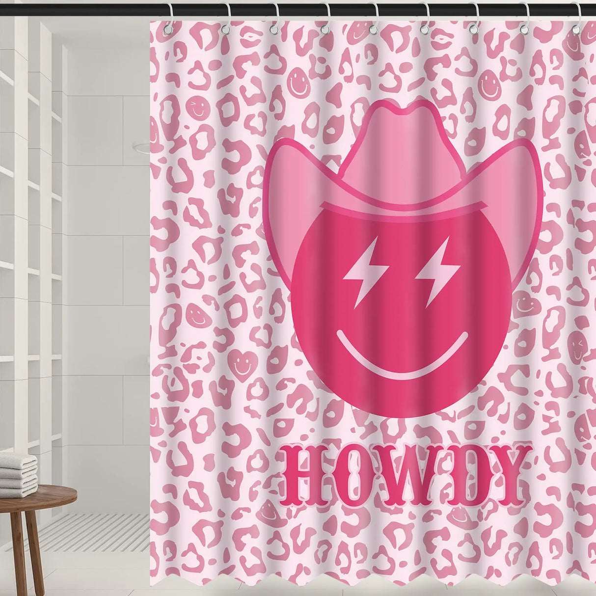Pink Whimsy Shower Curtain