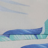 Vintage Leaves Printed Polyester Shower Curtain