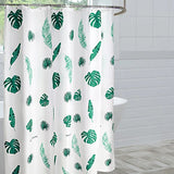 Vintage Green Monstered Waterproof Shower Curtain