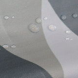 Bohemian Gray Mosaic Waterproof Shower Curtain
