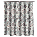 Bohemian Mandala Shower Curtain with 12 Hooks