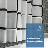 Modern Printed Waterproof Shower Curtains
