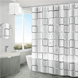 Modern Printed Waterproof Shower Curtains